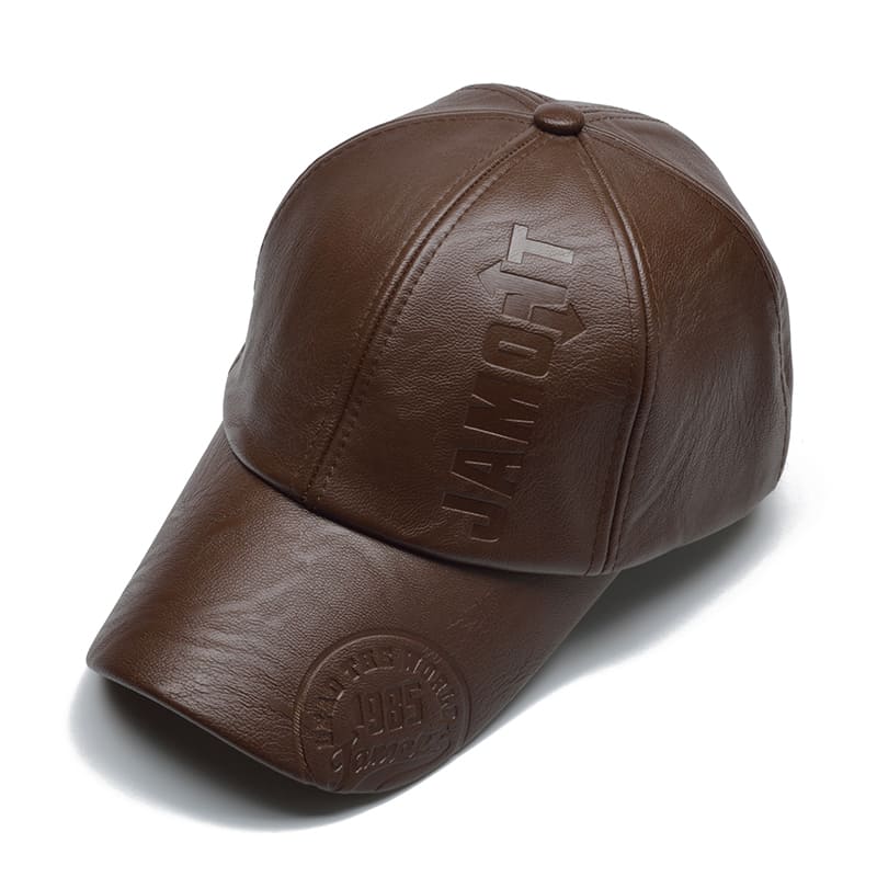 Jamont Leather Baseball Cap