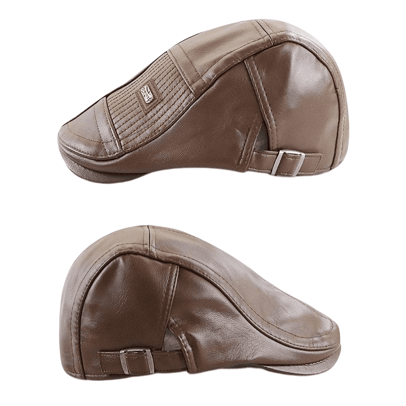 Jamont Patchwork Leather Flat Cap