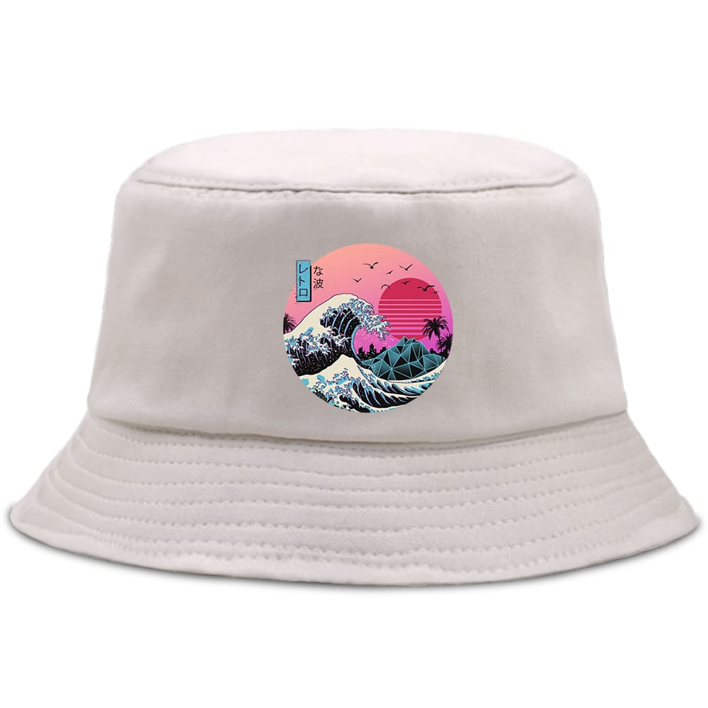 Japanese Anime Wave Bucket Hat