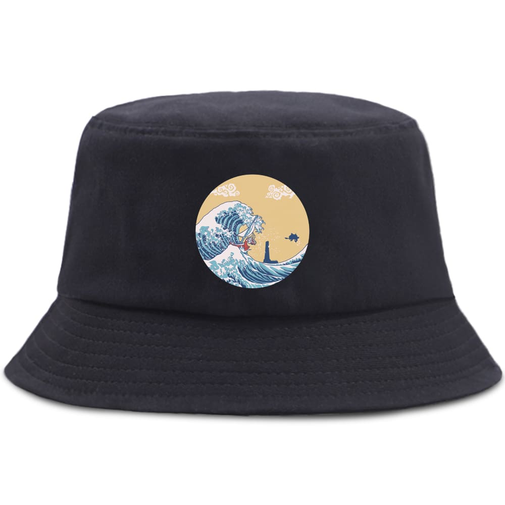 Japanese Anime Wave Bucket Hat