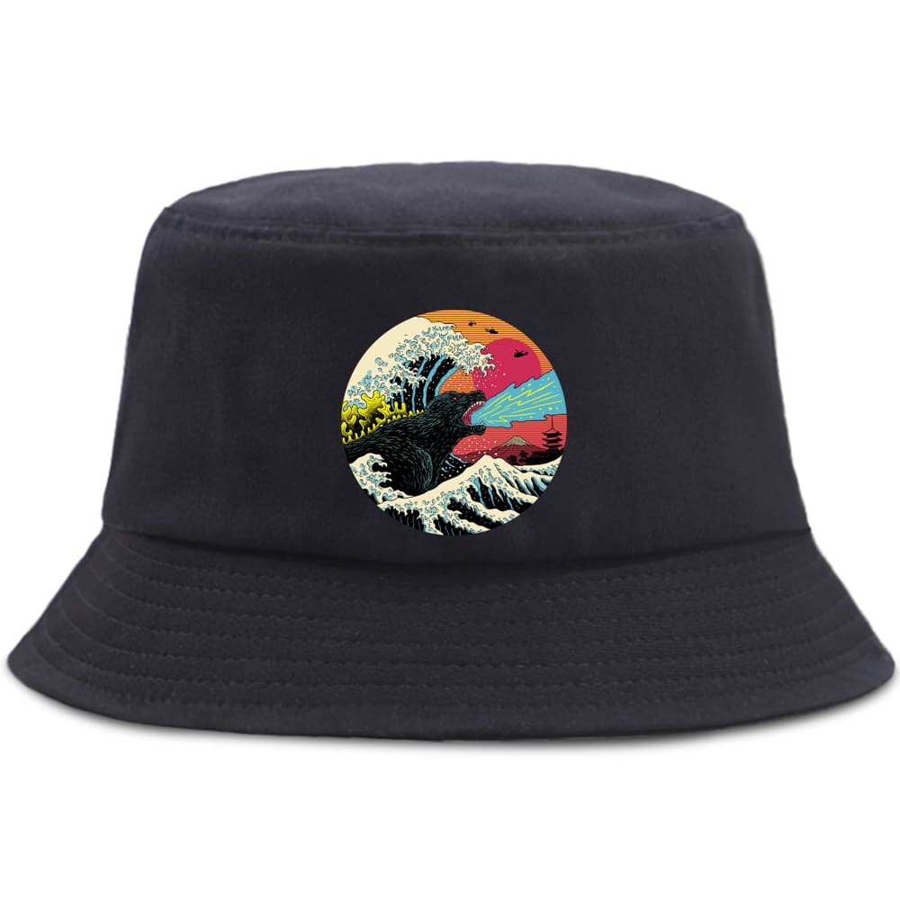 Japanese Anime Wave Bucket Hat