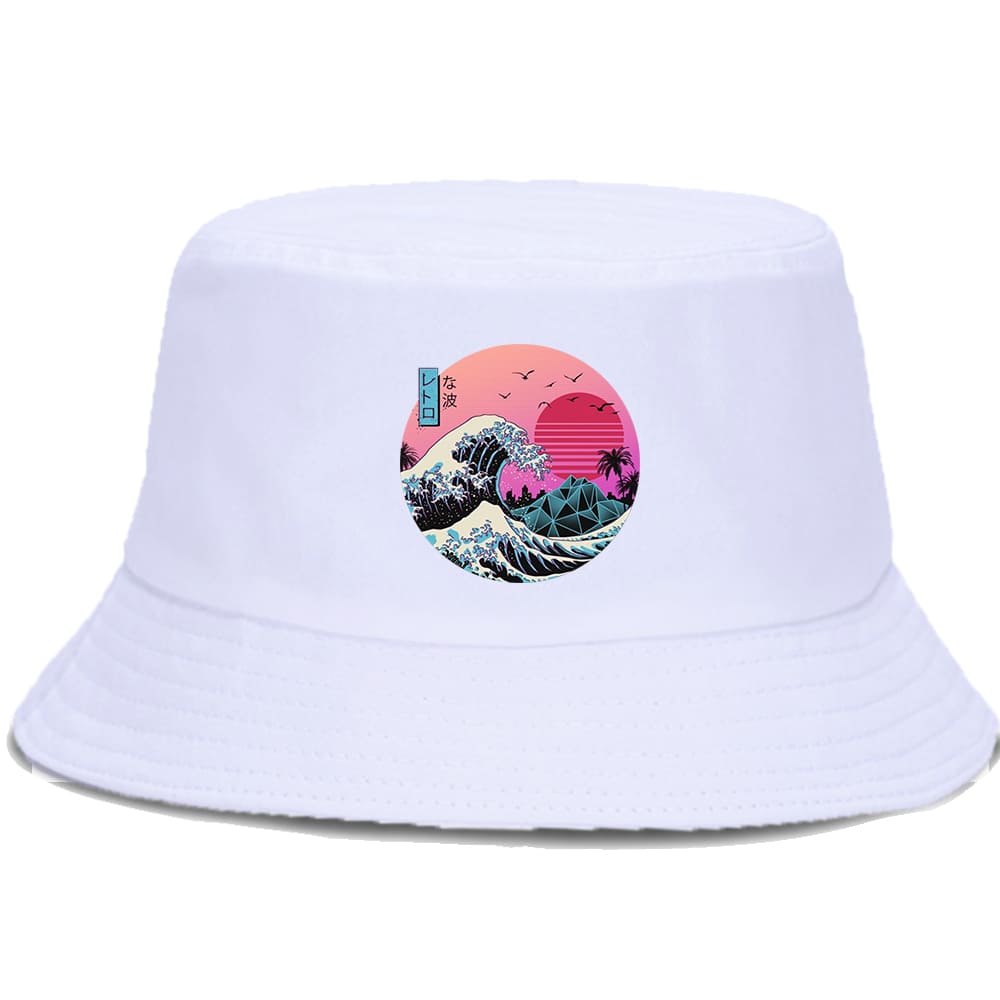 Japanese Anime Wave Bucket Hat