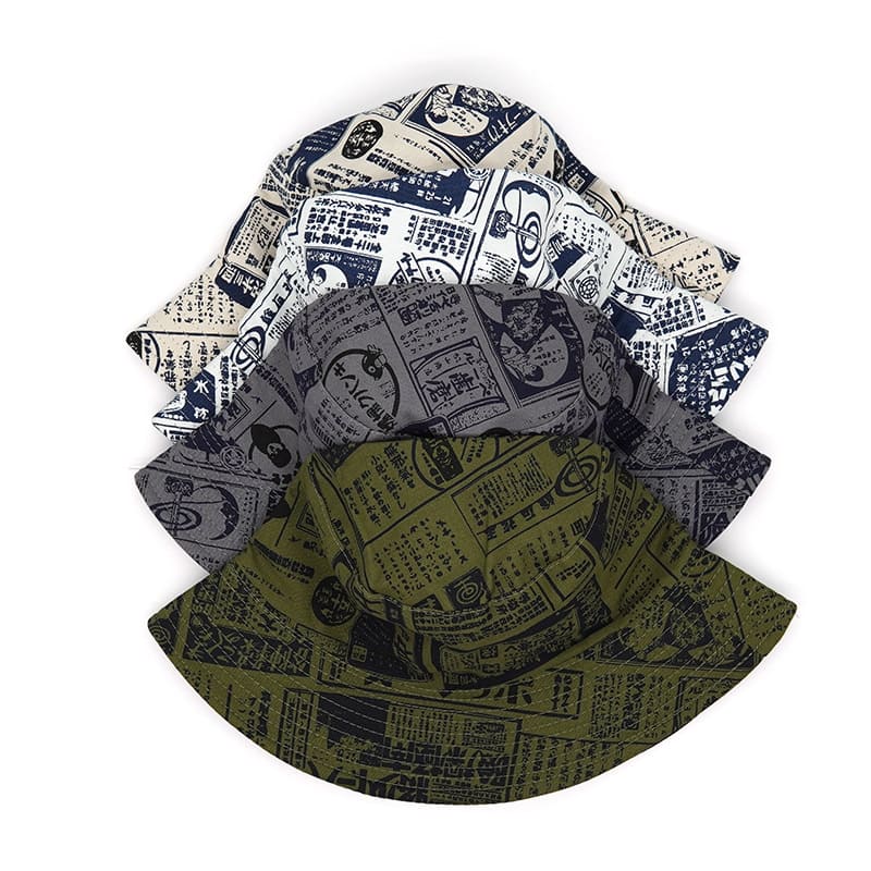 Japanese Newspaper Bucket Hat