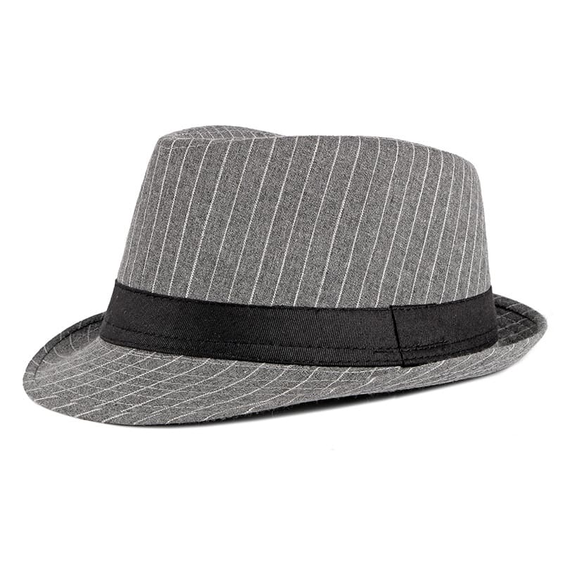 Jazz Striped Trilby Hat