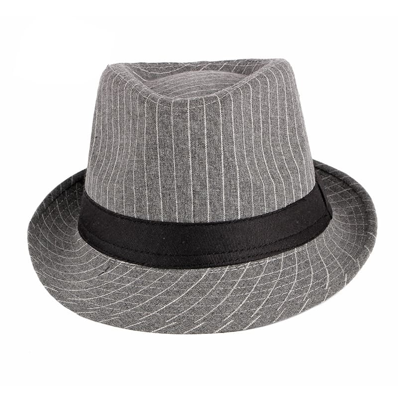 Jazz Striped Trilby Hat