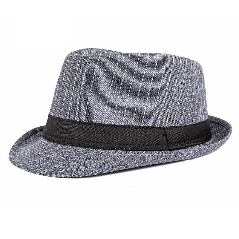 Jazz Striped Trilby Hat