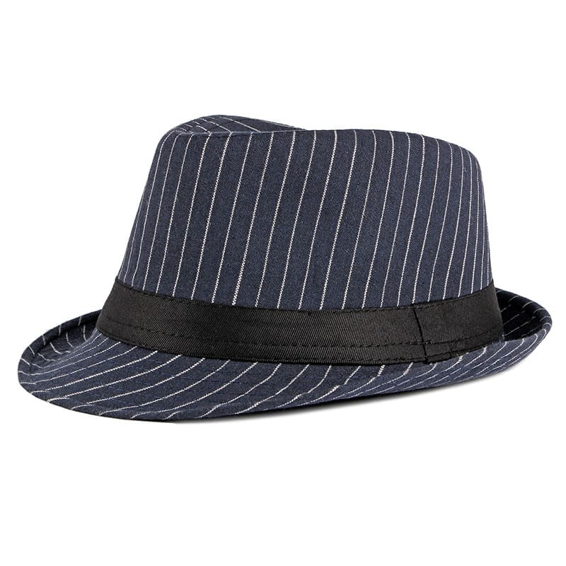 Jazz Striped Trilby Hat