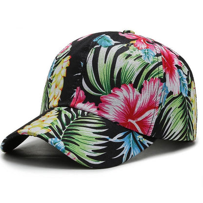 Kendall Floral Print Baseball Cap