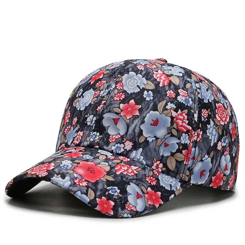 Kendall Floral Print Baseball Cap