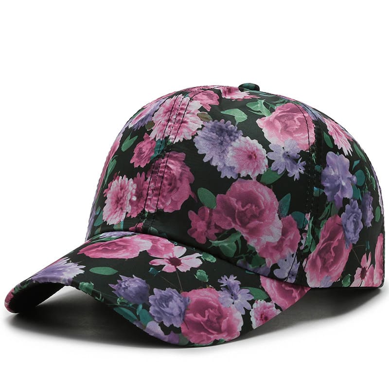 Kendall Floral Print Baseball Cap