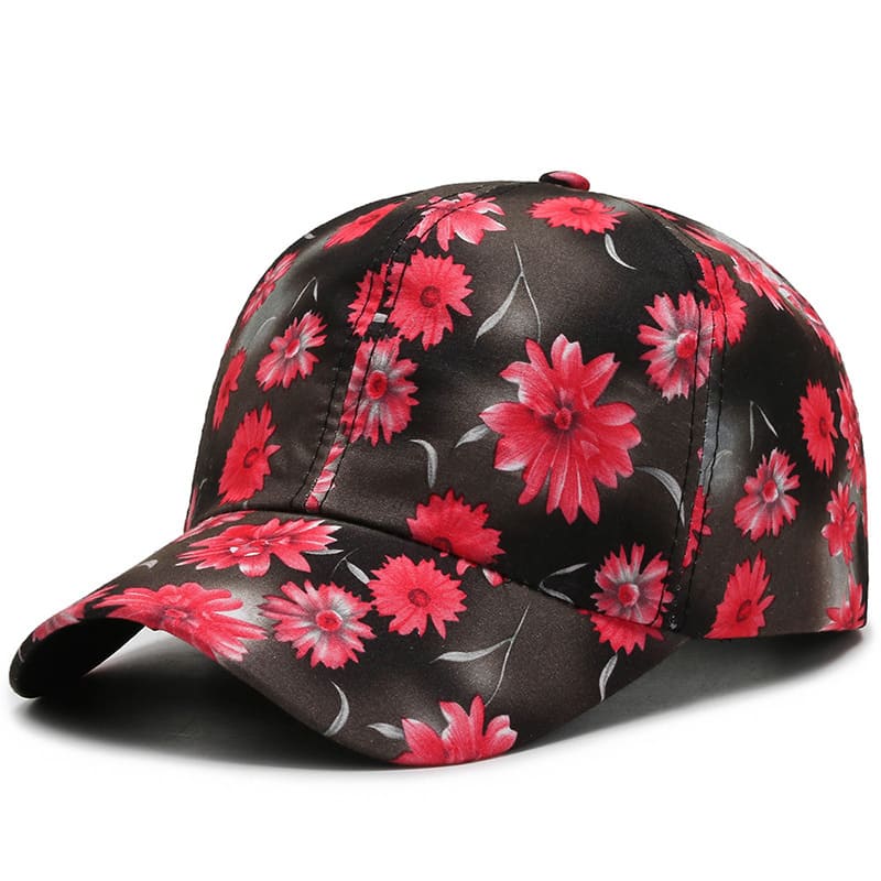 Kendall Floral Print Baseball Cap