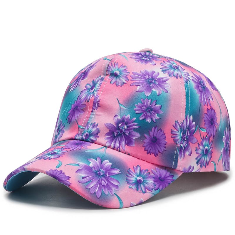 Kendall Floral Print Baseball Cap