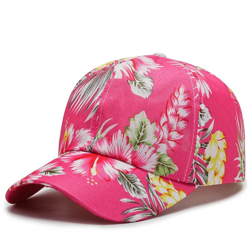 Kendall Floral Print Baseball Cap