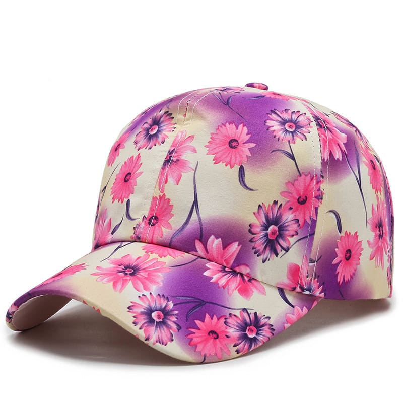 Kendall Floral Print Baseball Cap