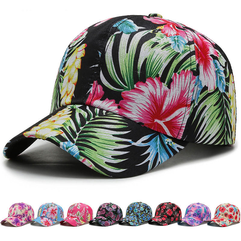 Kendall Floral Print Baseball Cap