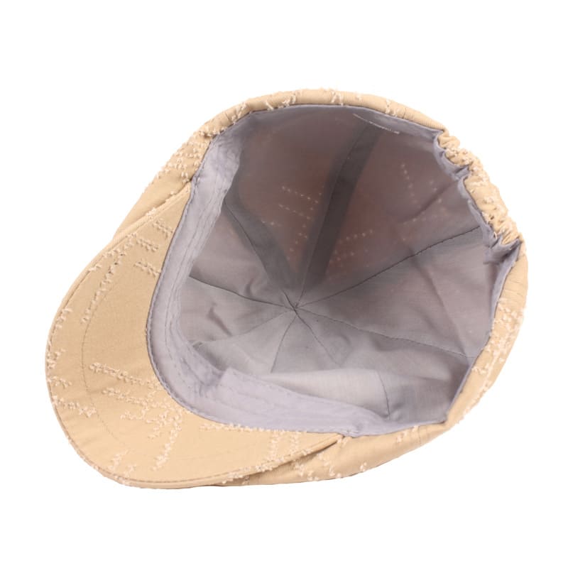 Kiryat Embroidered Newsboy Cap