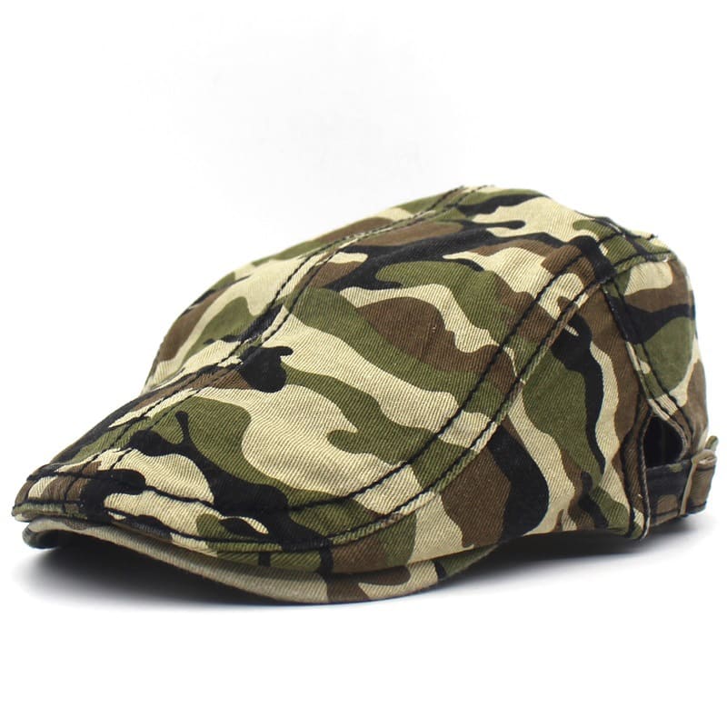 Lamarck Camouflage Flat Cap