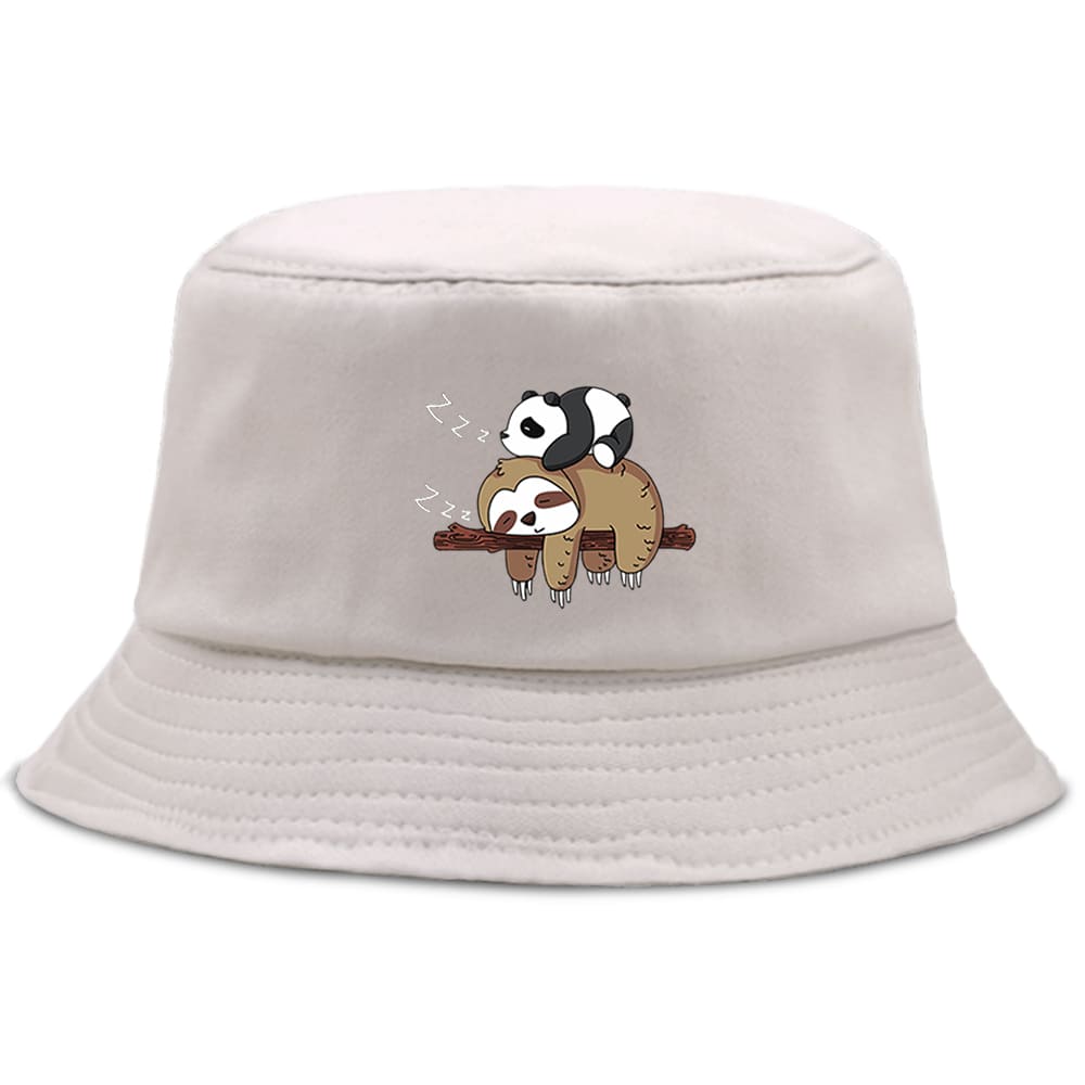 Lazy Panda & Sloth Bucket Hat