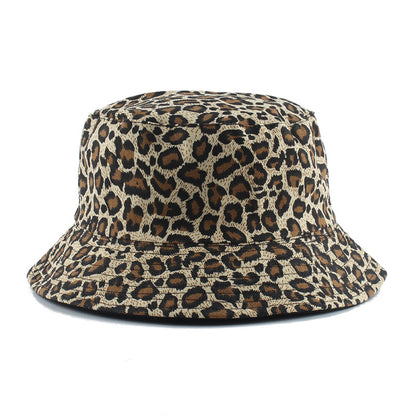 Leopard Skin Cotton Bucket Hat