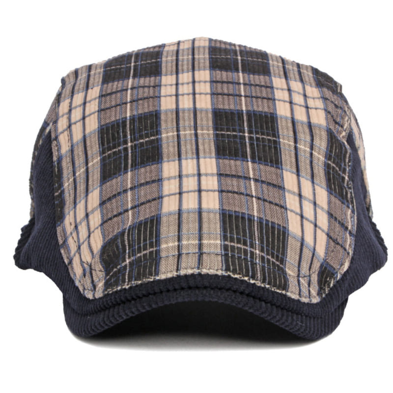 cotton-plaid-adjustable-ivy-gatsby-cabbie-paddy-hat
