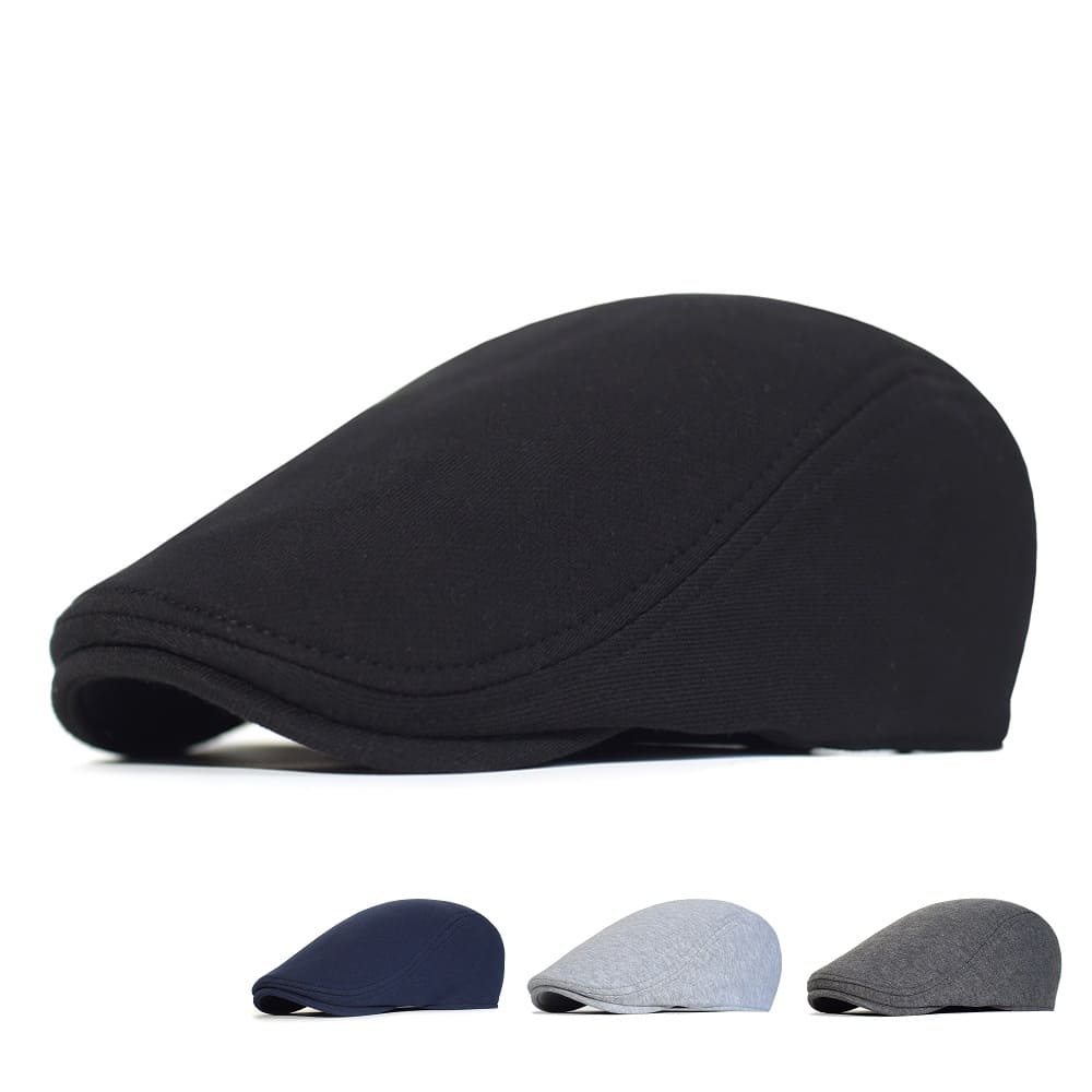 Leuven Plain Cotton Flat Cap