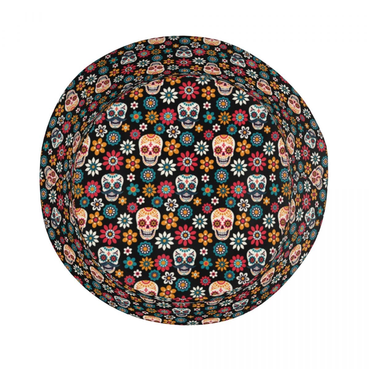 MEX Skulls & Flowers Bucket Hat