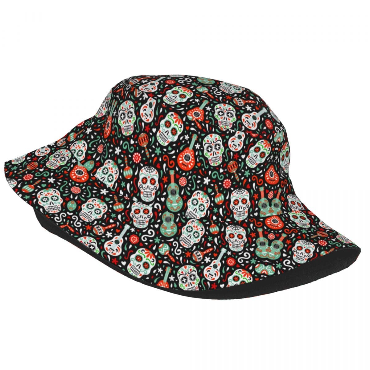 MEX Skulls & Guitars Bucket Hat