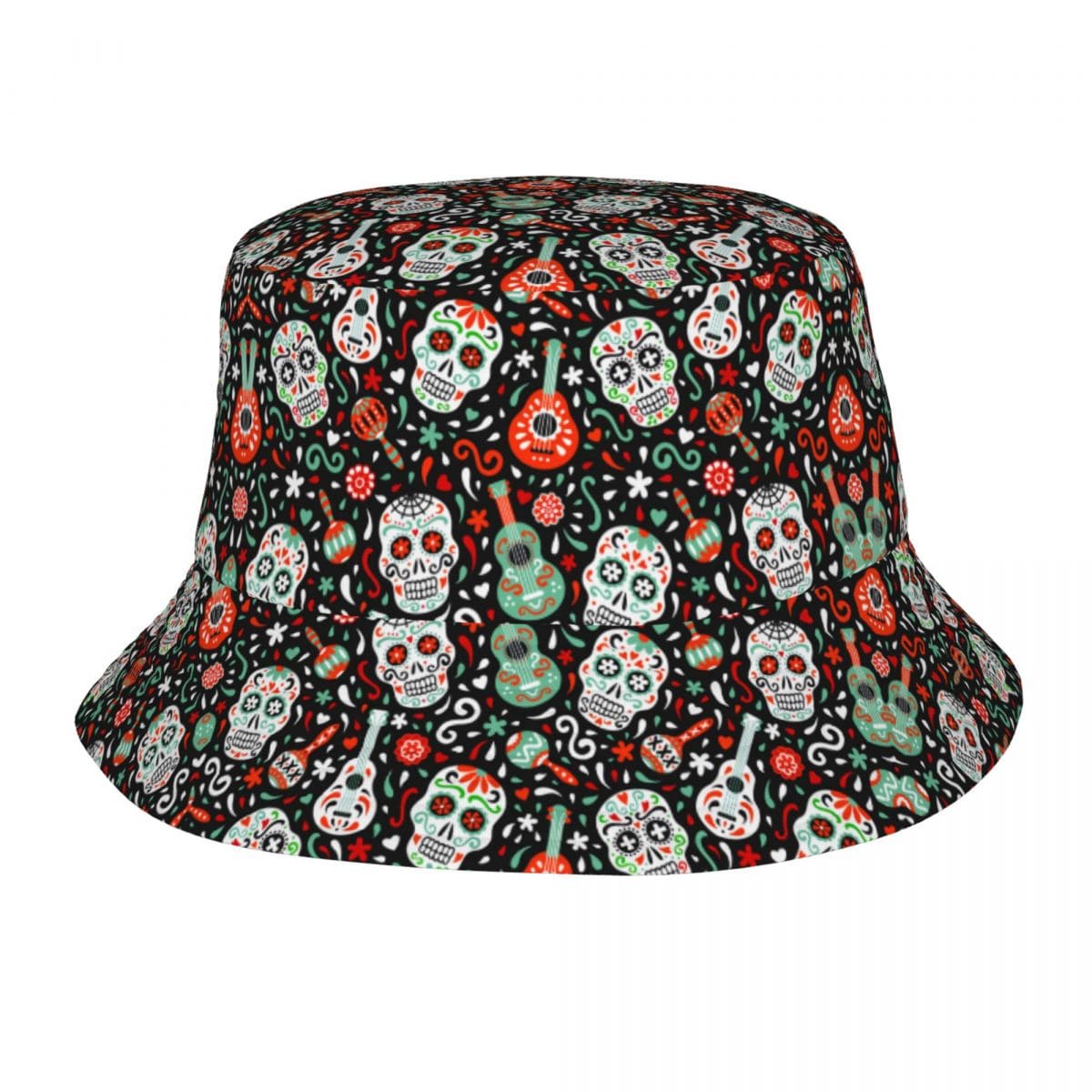 MEX Skulls & Guitars Bucket Hat