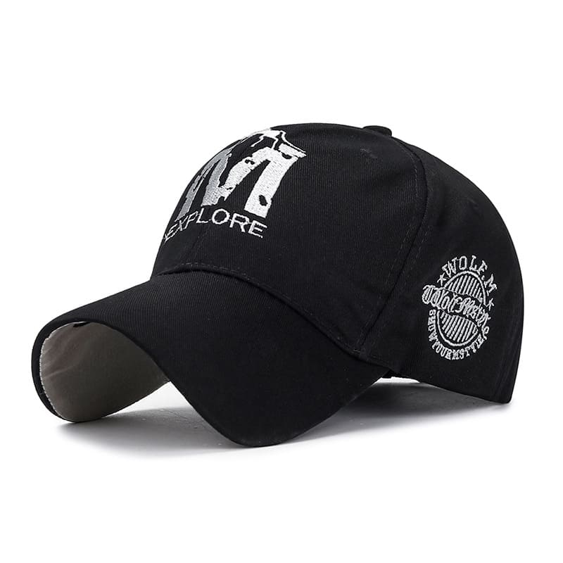 M Wolf Cotton Baseball Cap