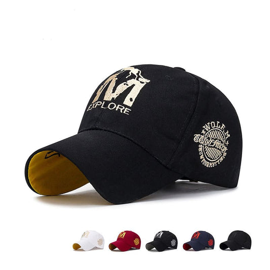 M Wolf Cotton Baseball Cap