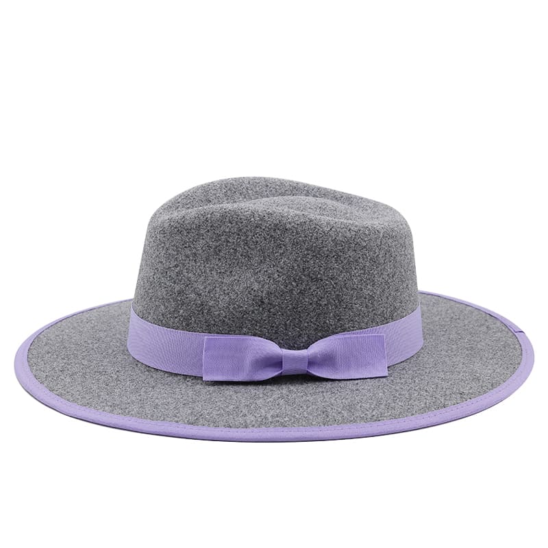 Marinello Ribbon Wool Fedora Hat