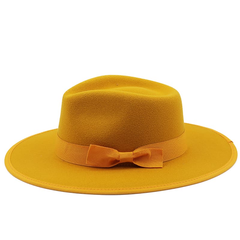 Marinello Ribbon Wool Fedora Hat