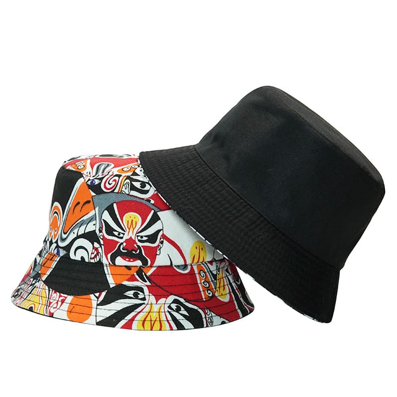 Mask Wrestler Reversible Bucket Hat