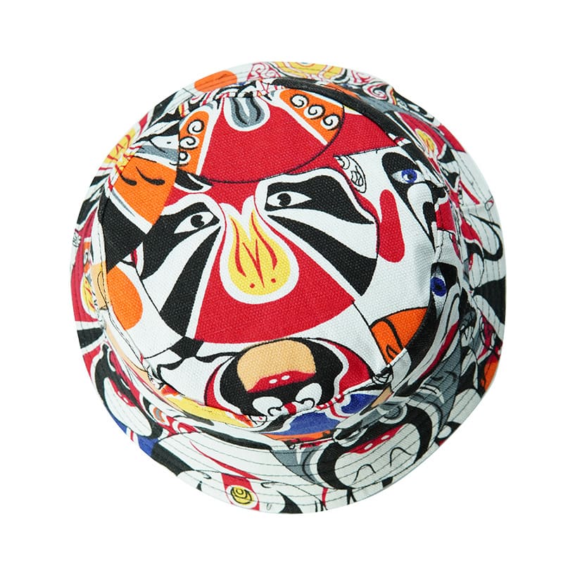 Mask Wrestler Reversible Bucket Hat