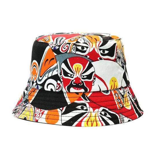 Mask Wrestler Reversible Bucket Hat