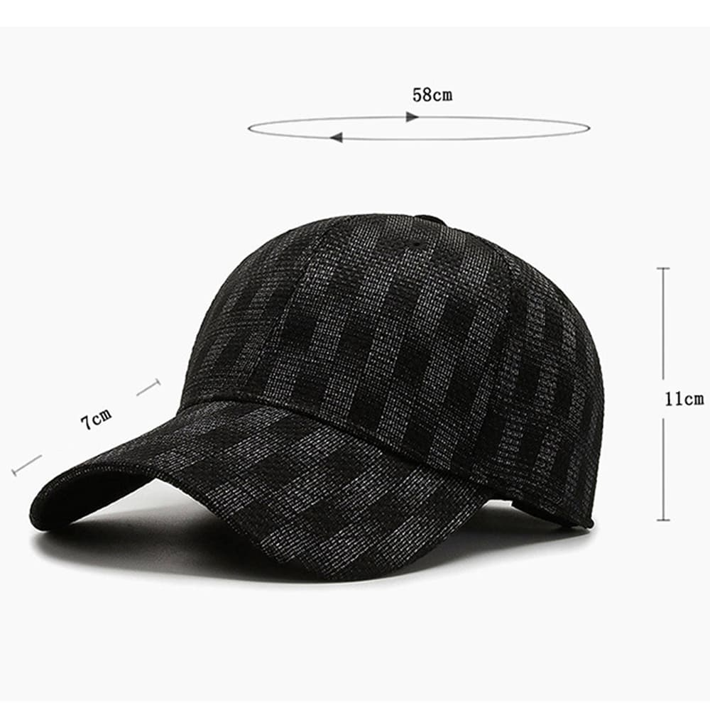 Miller Dark Plaid Baseball Cap