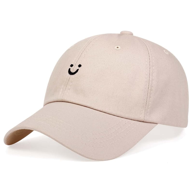 Minimal Smiley Baseball Cap