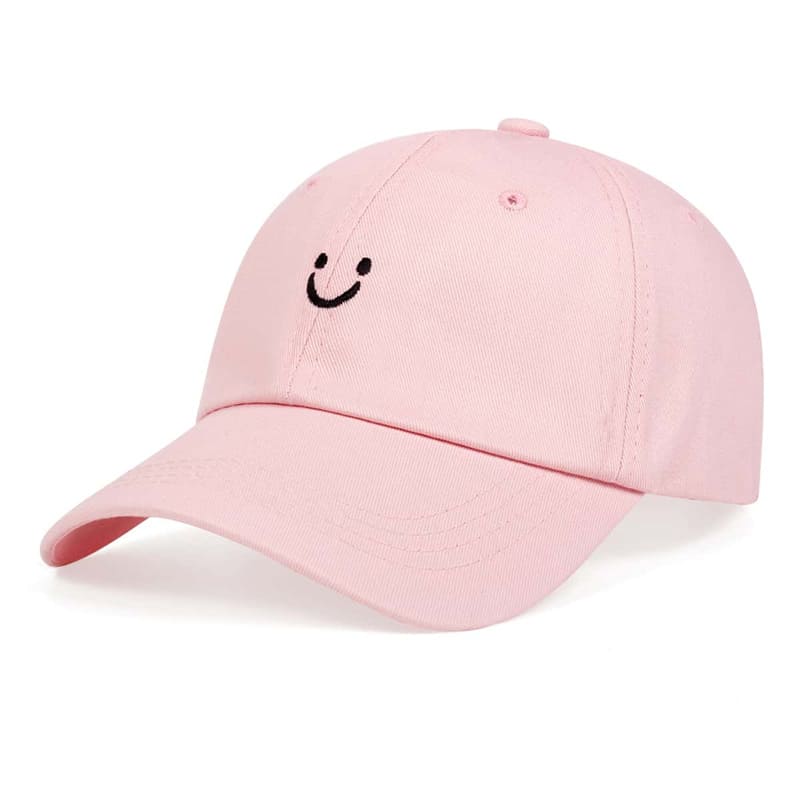 Minimal Smiley Baseball Cap