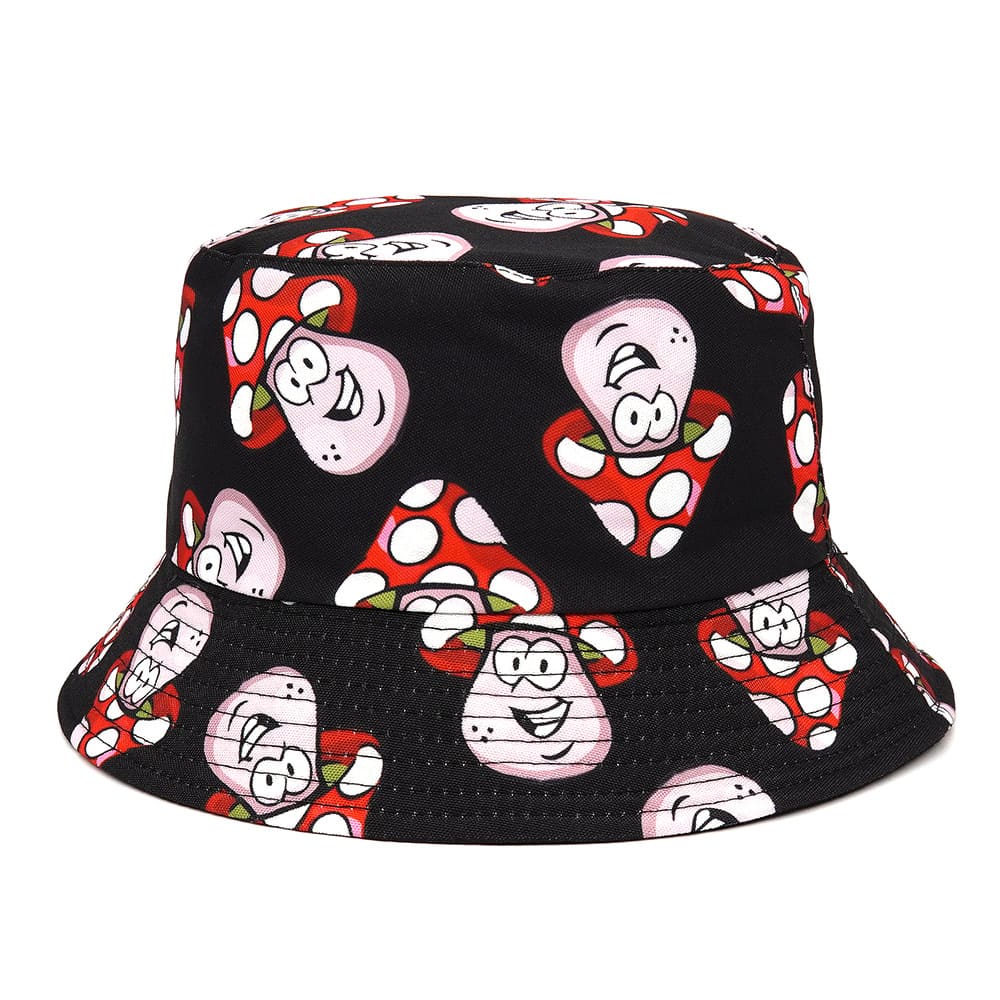 Mushroom Cartoons Bucket Hat