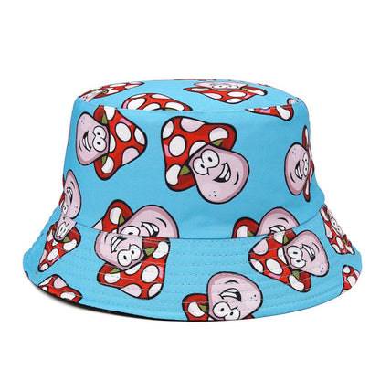 Mushroom Cartoons Bucket Hat