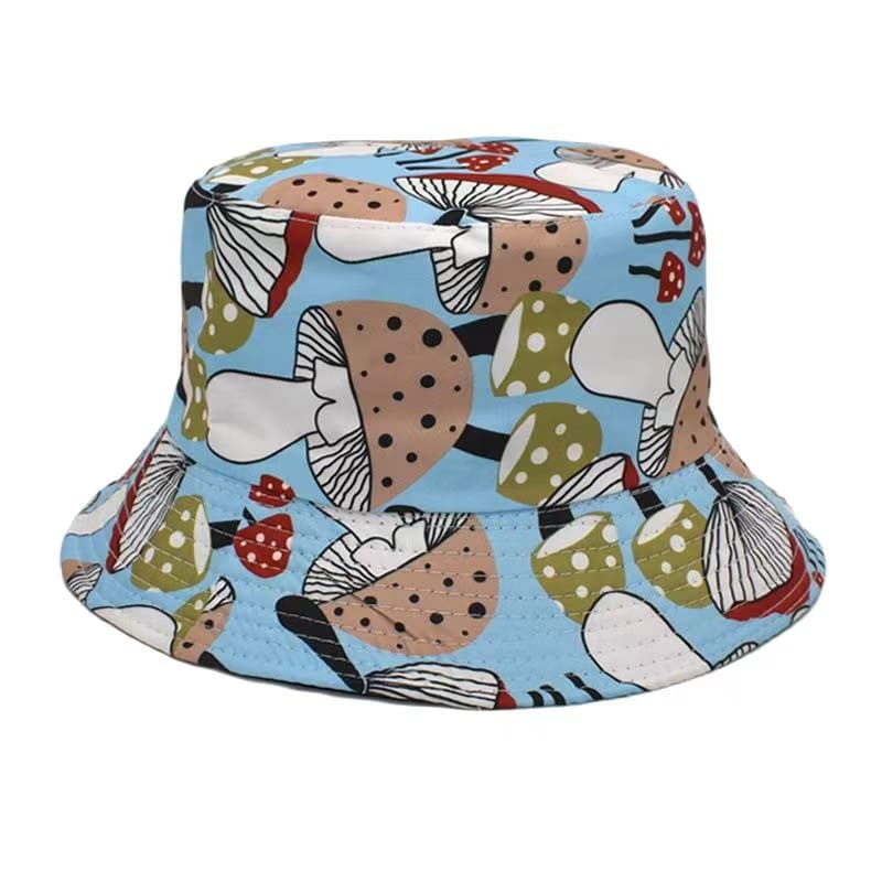 Mushrooms Reversible Bucket Hat