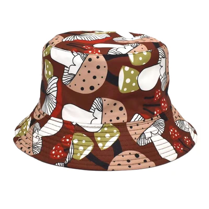 Mushrooms Reversible Bucket Hat