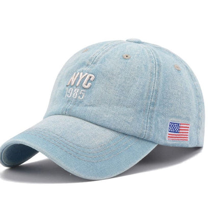 NYC 1985 Denim Baseball Cap