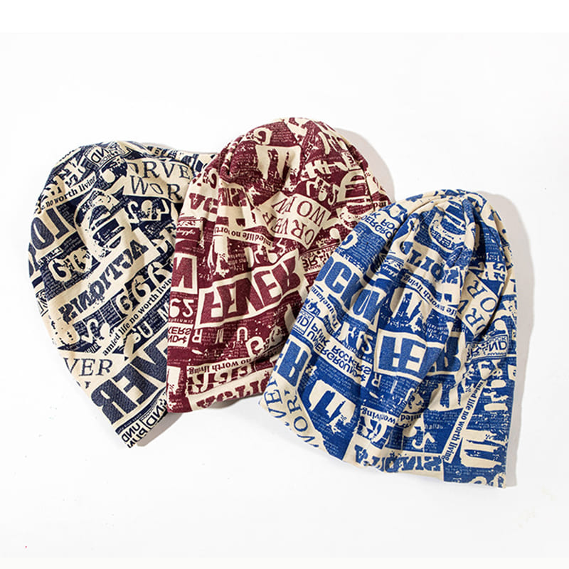 News Fever Collage Beanie