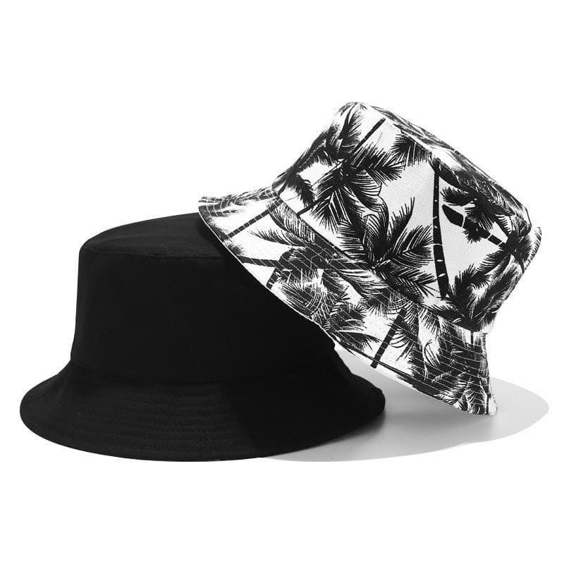 Palm Trees Reversible Bucket Hat