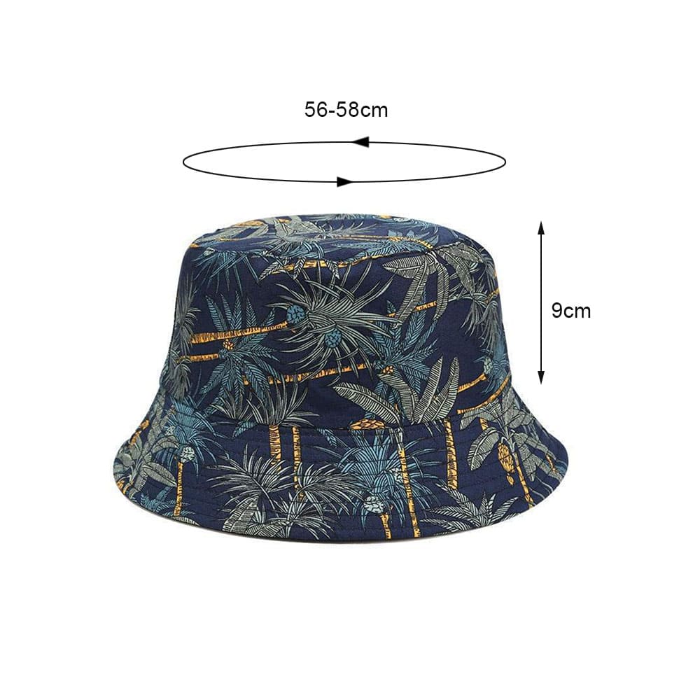 Palm Trees Reversible Bucket Hat