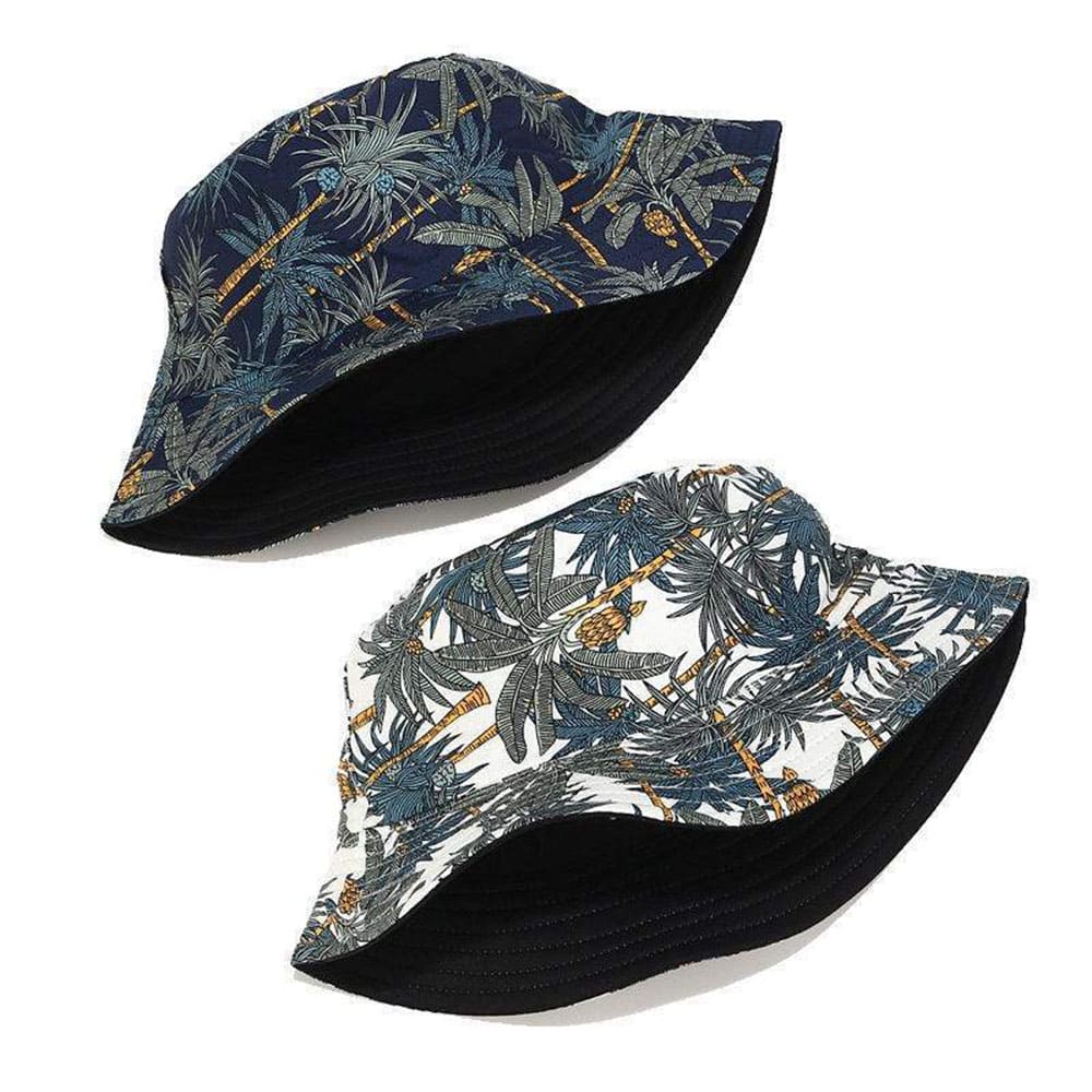 Palm Trees Reversible Bucket Hat