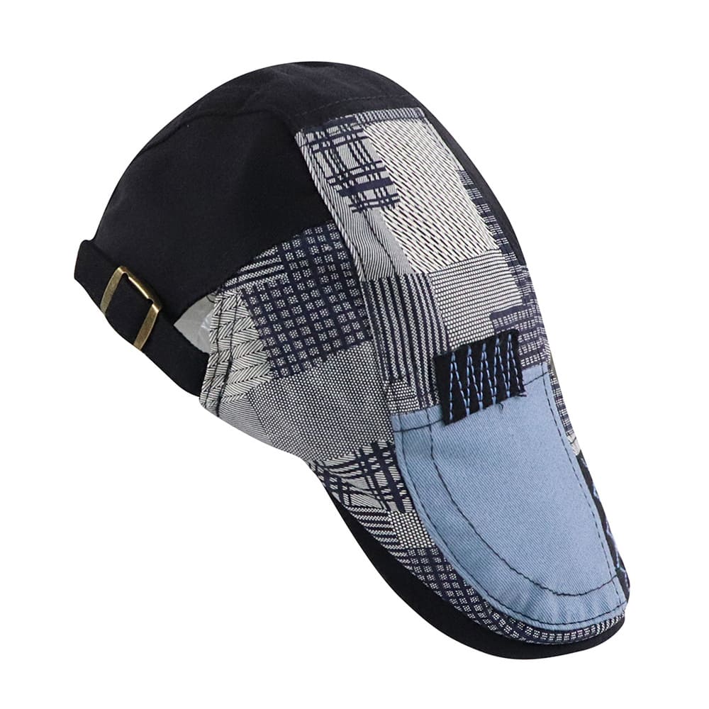 Patchwork Duckbill Flat Cap