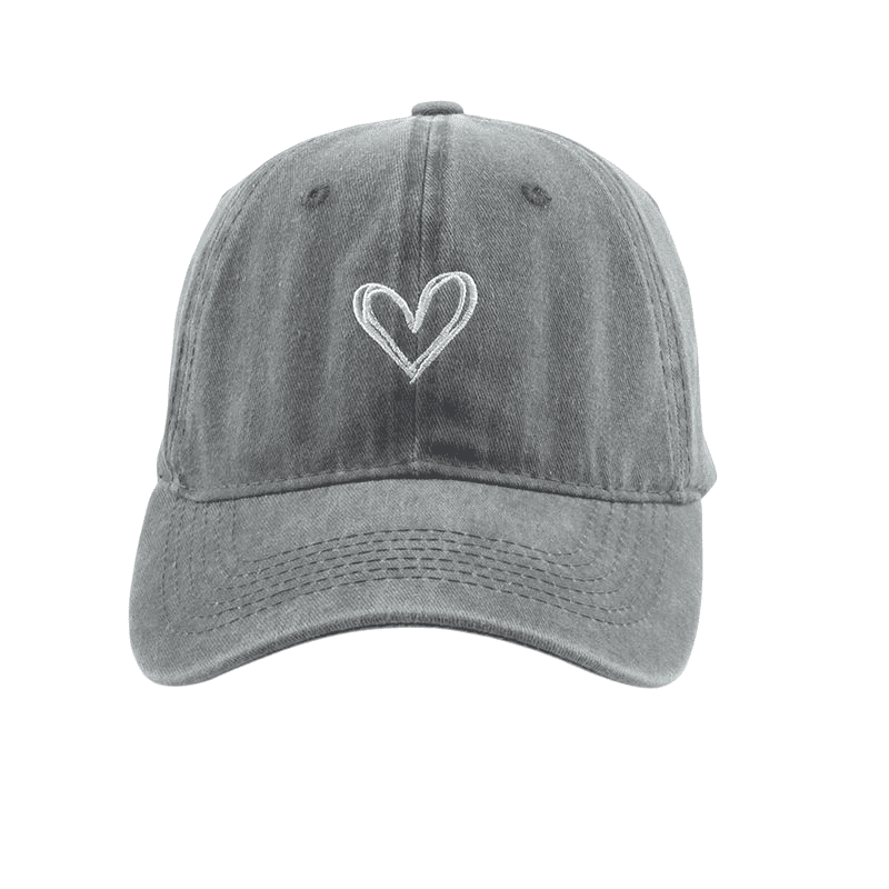 Peaceful Heart Cotton Baseball Cap