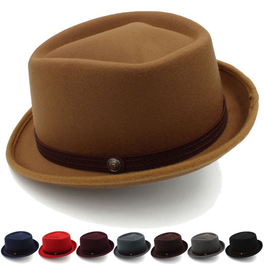 Classic-Plain-jazz-fedora-hat